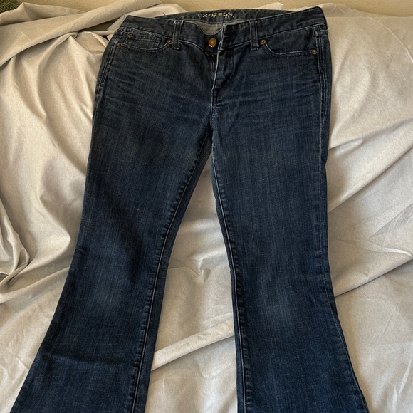 Express Denim - Express Dark Blue Flare Jeans